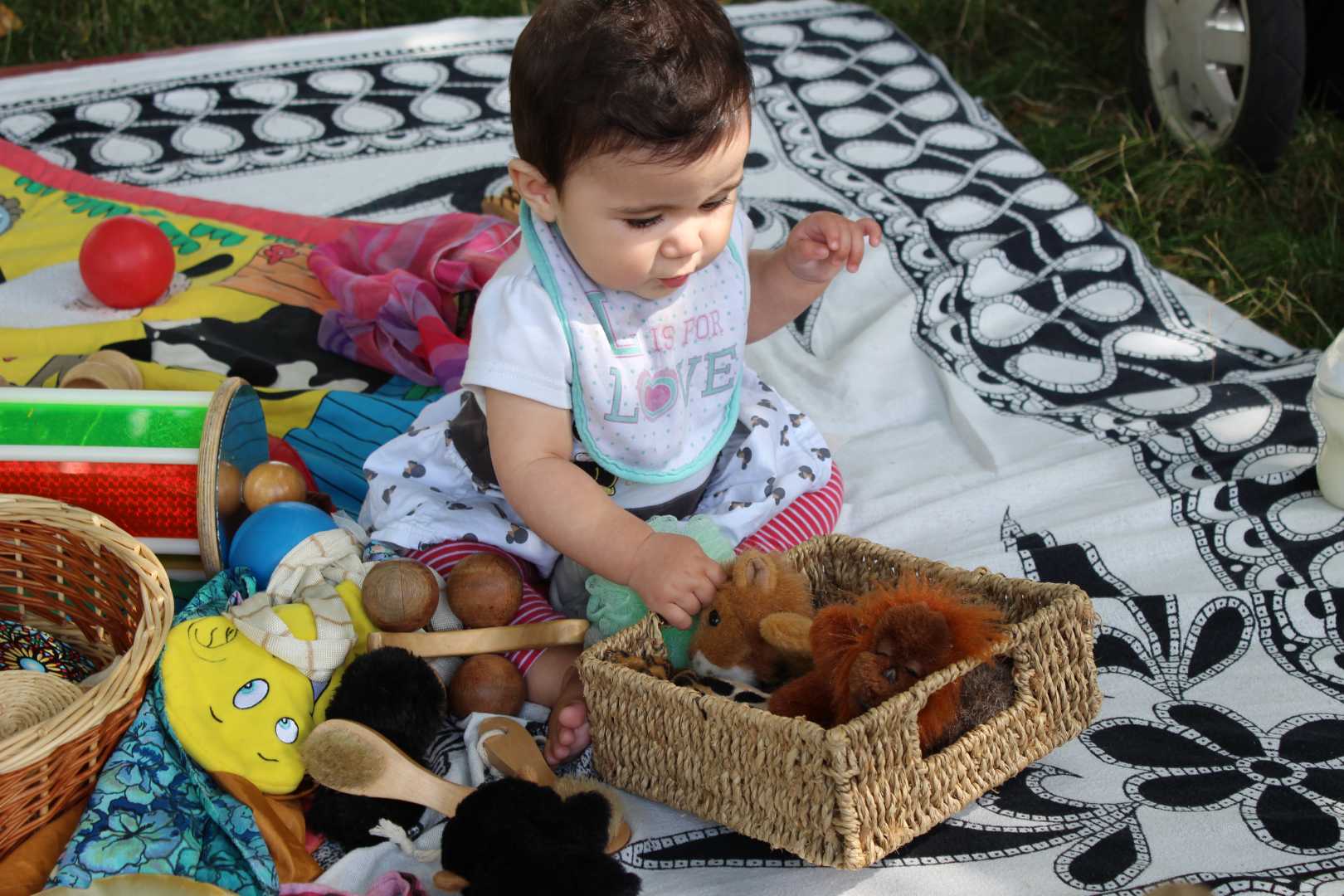 Outdoor Baby Treasure Basket